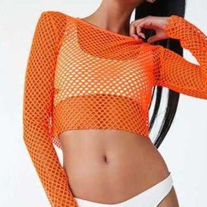 Forever Fishnet Cropped Top (S)